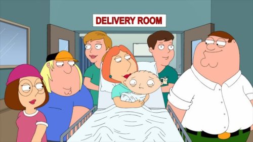 Peter Chris Meg Baby Stewie Lois