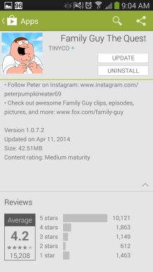 app store update 1 glitch fix
