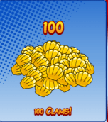 100 clams