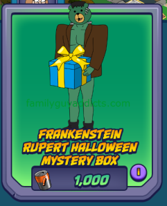 Frankenstein Rupert Box