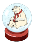 Fluffy Snow Globe