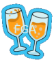 Champagne Glasses Icon