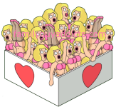 Big Mouthed Girlfriend Dolls