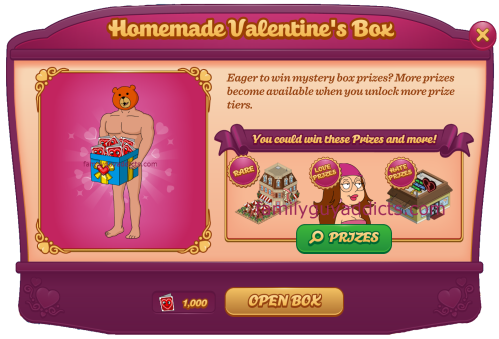 Homemade Valentine's Rupert Box