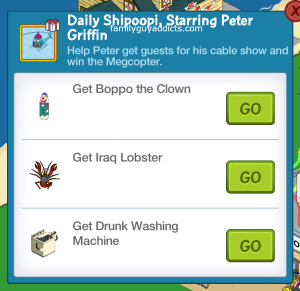 Daily Shipoopi Starring Peter Griffin