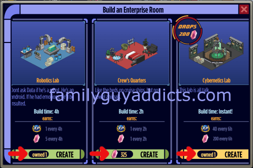 Enterprise Rooms Create & Owned