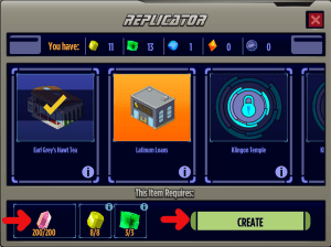 Latinum Loans Create Replicator