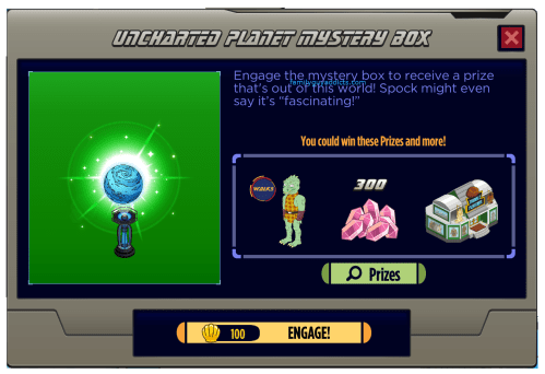 Uncharted Planet Mystery Box