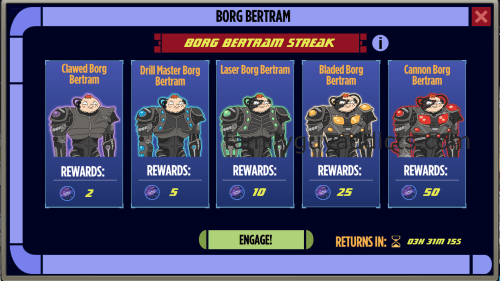 5 Borg Bertram Bosses