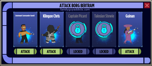 Attack Bertram Character List