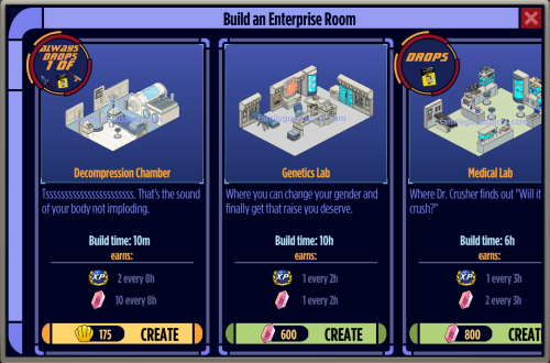 Build a Sick Bay Room