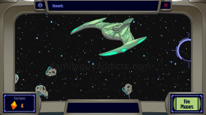 Phaser Battles Romulan Warbird