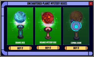 Unchartered Planet Mystery Boxes Enterprise