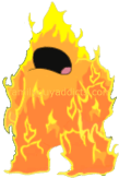 Angry Fire Creature