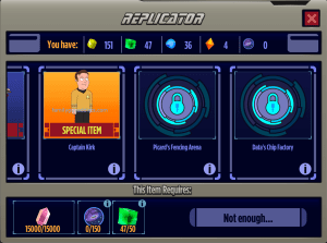Captain Kirk in Replicator