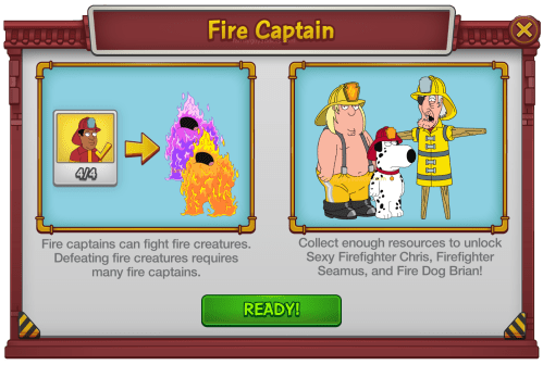 Fire Captain Information Tab