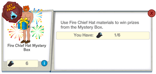 Fire Chief Hat Mystery Box