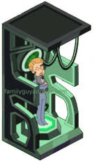 Seven of Nine Sleep in Charging Station