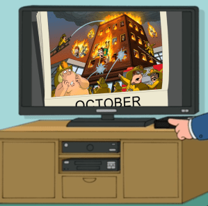 Sexy Fire Fighter Chris and Building Fire