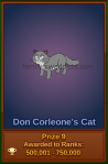 Don Corleone's Cat Prize #9