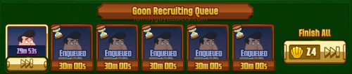 Goon Recruiting Queue MAX 6