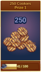 Individual Prize 1 250 Cookies