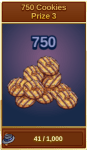 Individual Prize 3 750 Cookies