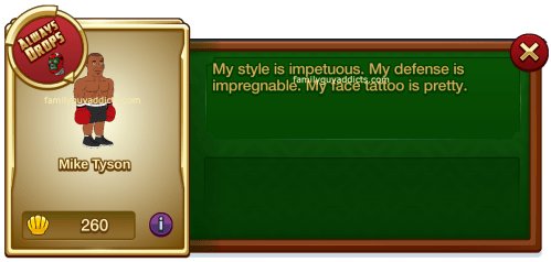 Mike Tyson Menu Icon