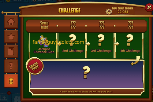 New Challenge Menu