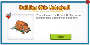 Bronze Griffin Building Skin Unlocked