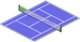 Chip's Tiny Tennis Court