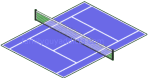 Chip's Tiny Tennis Court