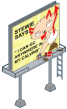 Defaced Stewie Billboard