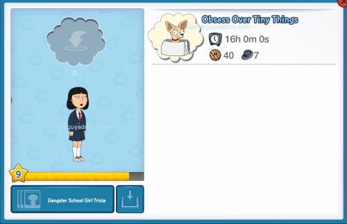 Gangster School Girl Tricia Obsess Over Tiny Things