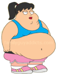 Overweight Female Jogger