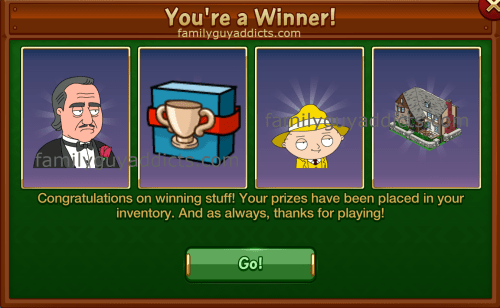 You're a Winner! Pop Up