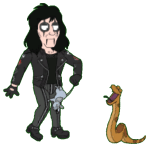 Alice Cooper Snake Training