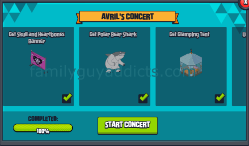 Avril's Concert 100%