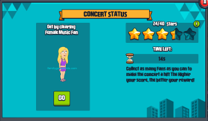 Concert Status Get Female Fans