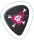 Skull Guitar Pick Large