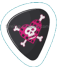 Skull Guitar Pick Large
