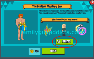 The Festival Mystery Box Prizes Button