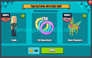 The Festival Mystery Box Prizes