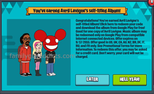 You Earned Avril Lavigne Album
