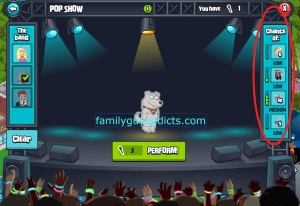 Pop Show Chance Items