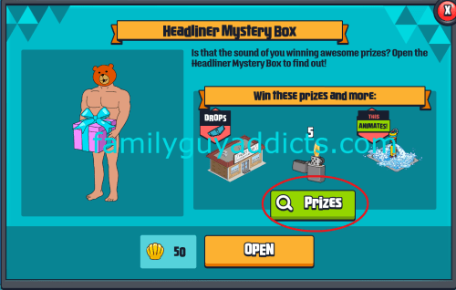 Rupert Headliner Mystery Box Locate Prizes