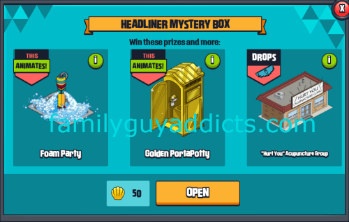 Rupert Headliner Mystery Box Prizes