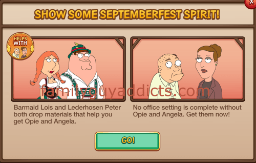 Septemberfest pop up