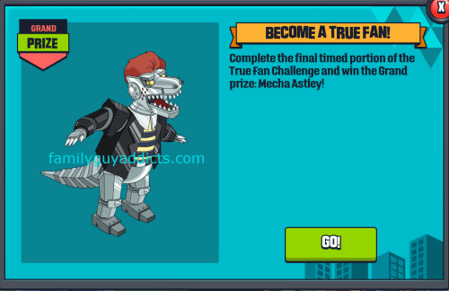 True Fan Challenge Grand Prize