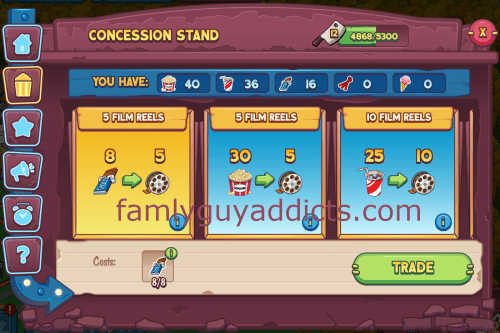 5 & 10 Reels Concession Stand 2